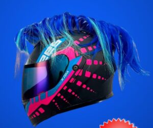 cresta para casco.