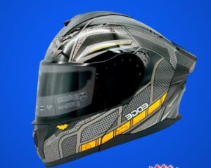 casco boston diseño batman con luz led