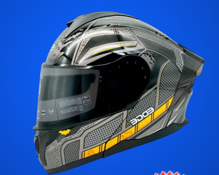 casco boston diseño batman con luz led casco boston diseño batman con luz led