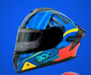 casco boston diseño superman con luz led