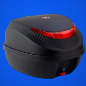 maleta 31l negro con reflector rojo edge