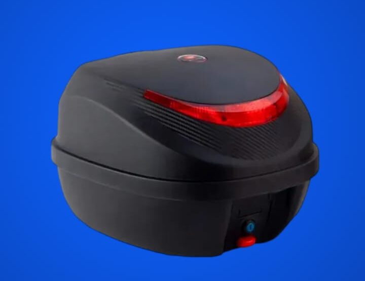 maleta 31l negro con reflector rojo edge